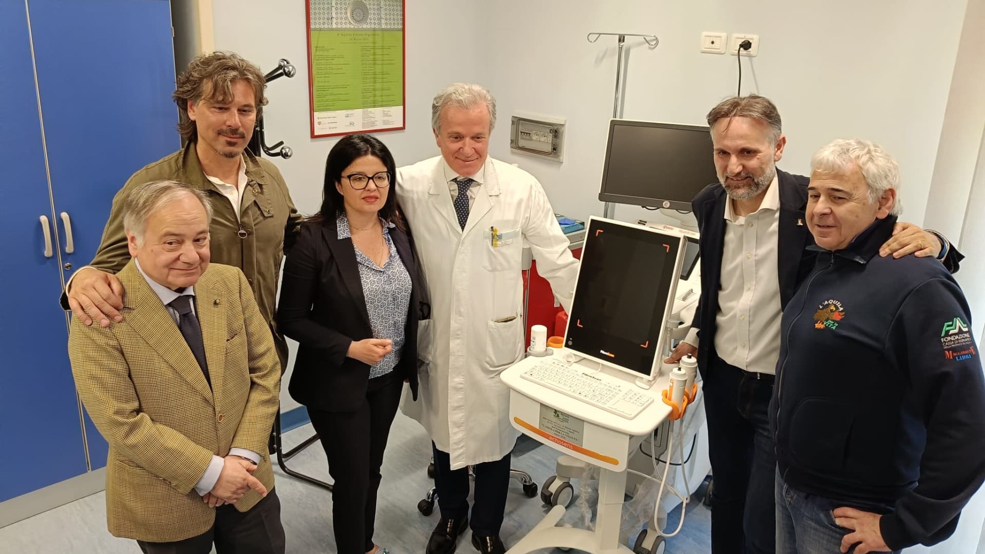 L'Aquila, malattie infettive: donato Fibroscan di ultima generazione di L'Aquila per la vita