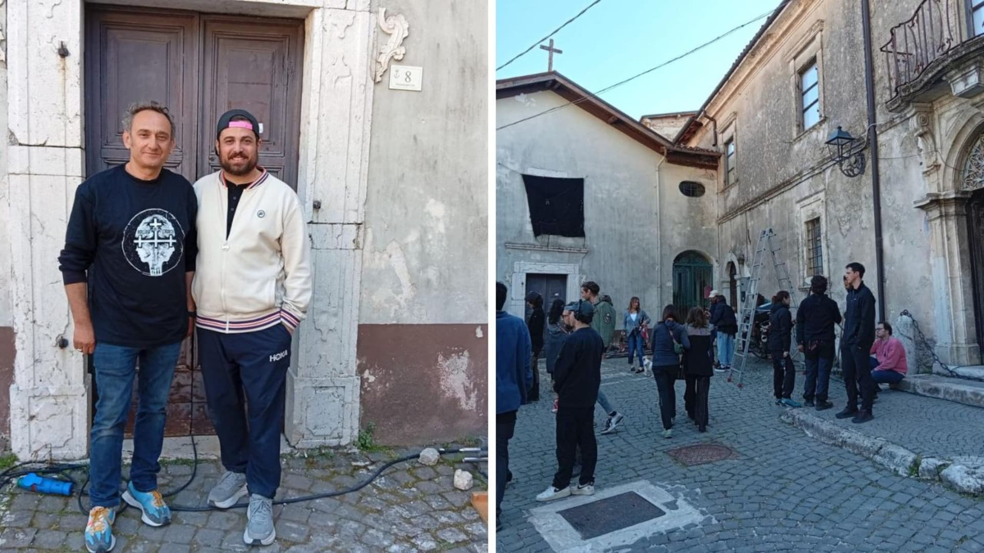 Civita d’Antino set di un film internazionale: girato “The Hollow Church” nel borgo abruzzese