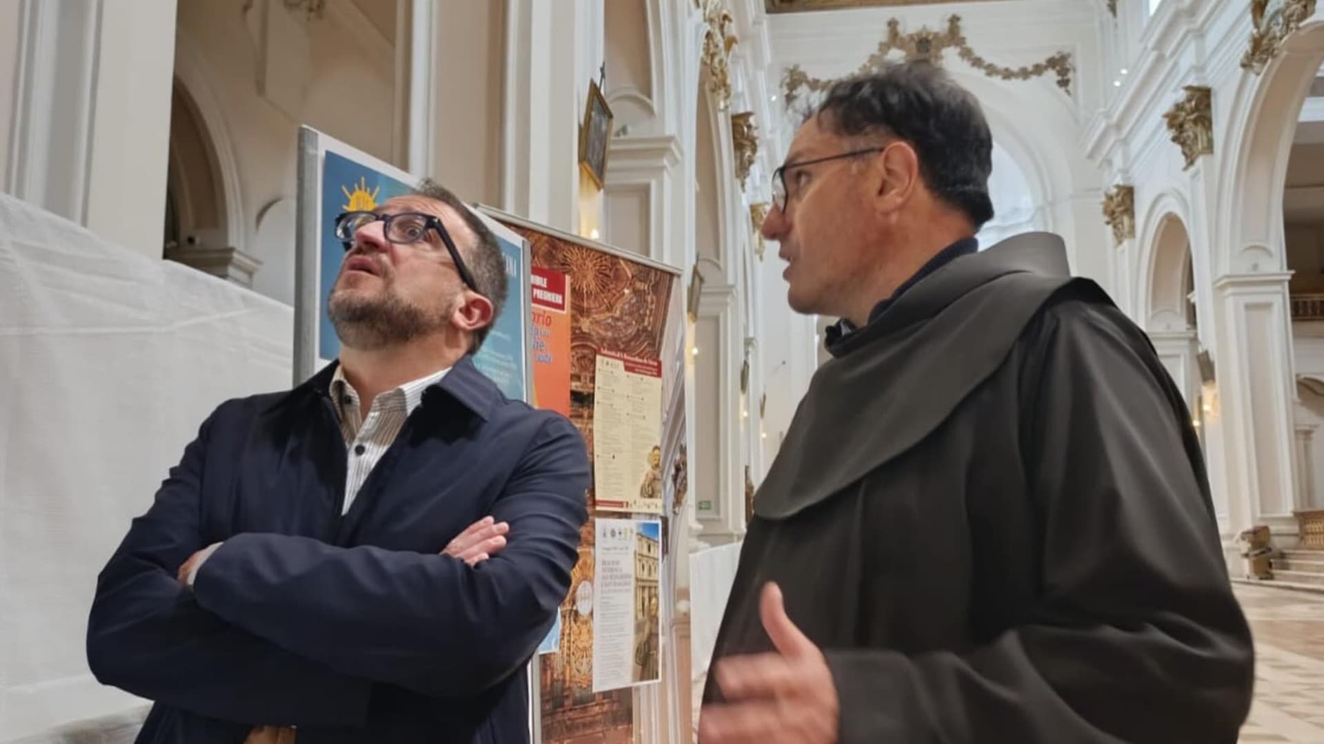 Pierluigi Biondi e padre Daniele Di Sipio