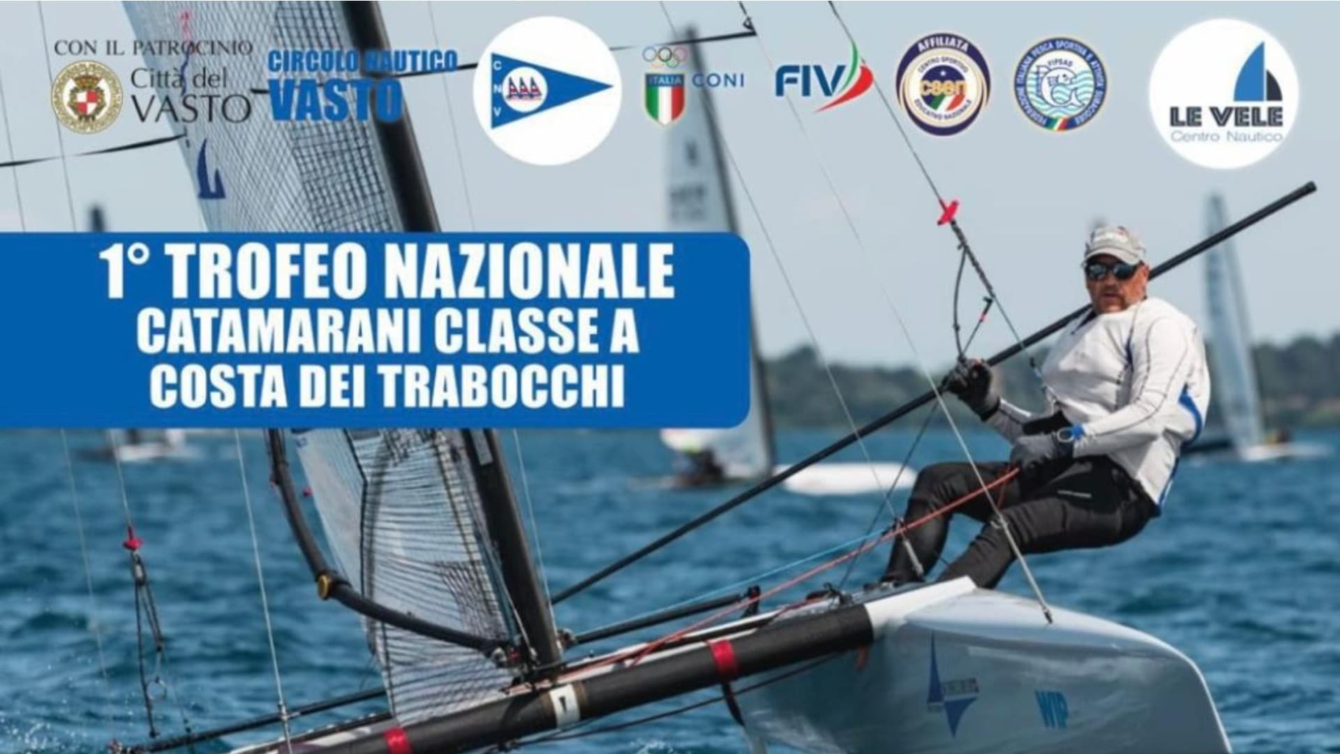 Vasto, debutta il Trofeo Nazionale Catamarani Classe A: spettacolo di vela sulla Costa dei Trabocchi