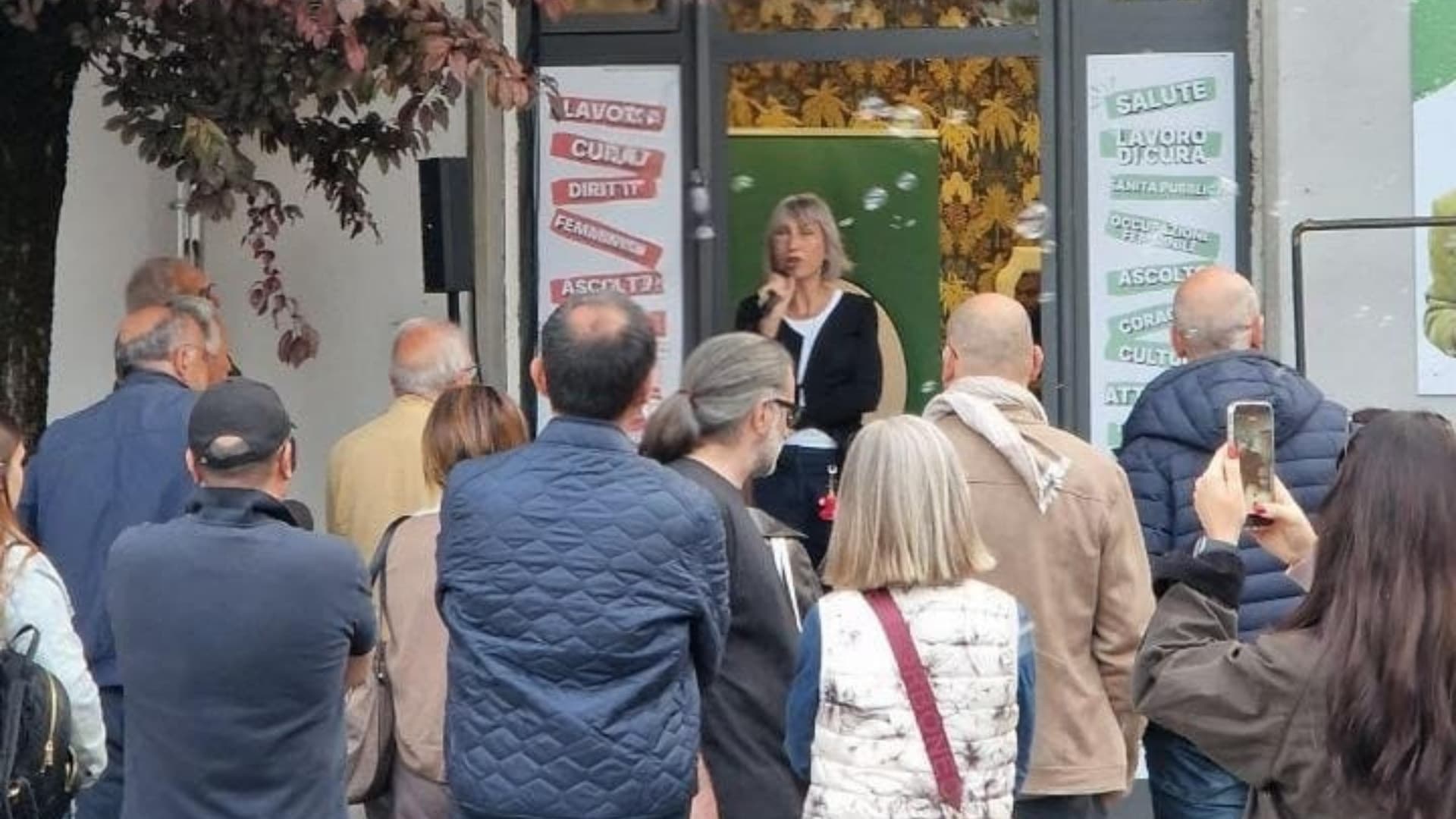 La nuova sede elettorale della candidata Pd