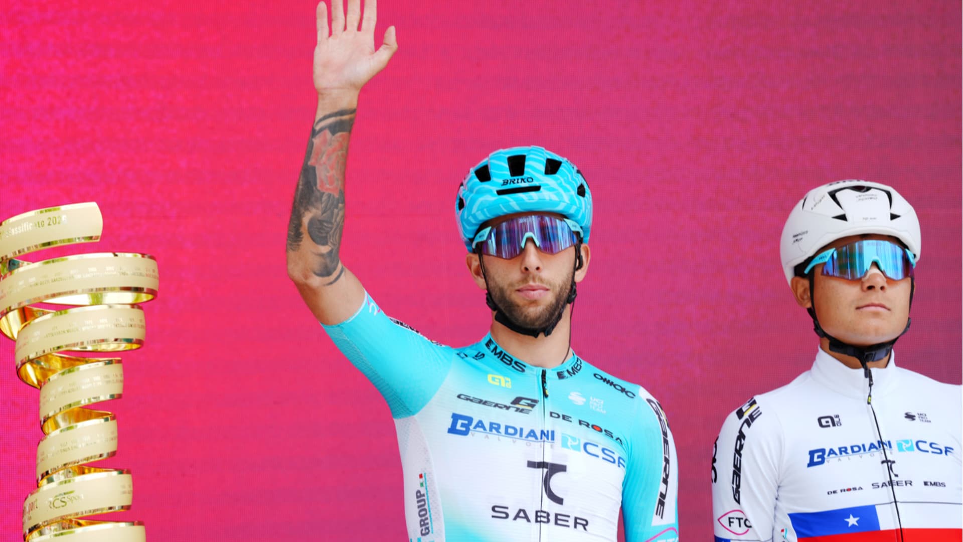Giro d'Italia, Silva firma la storia: prima maglia rosa uruguaiana, terzo Ciccone