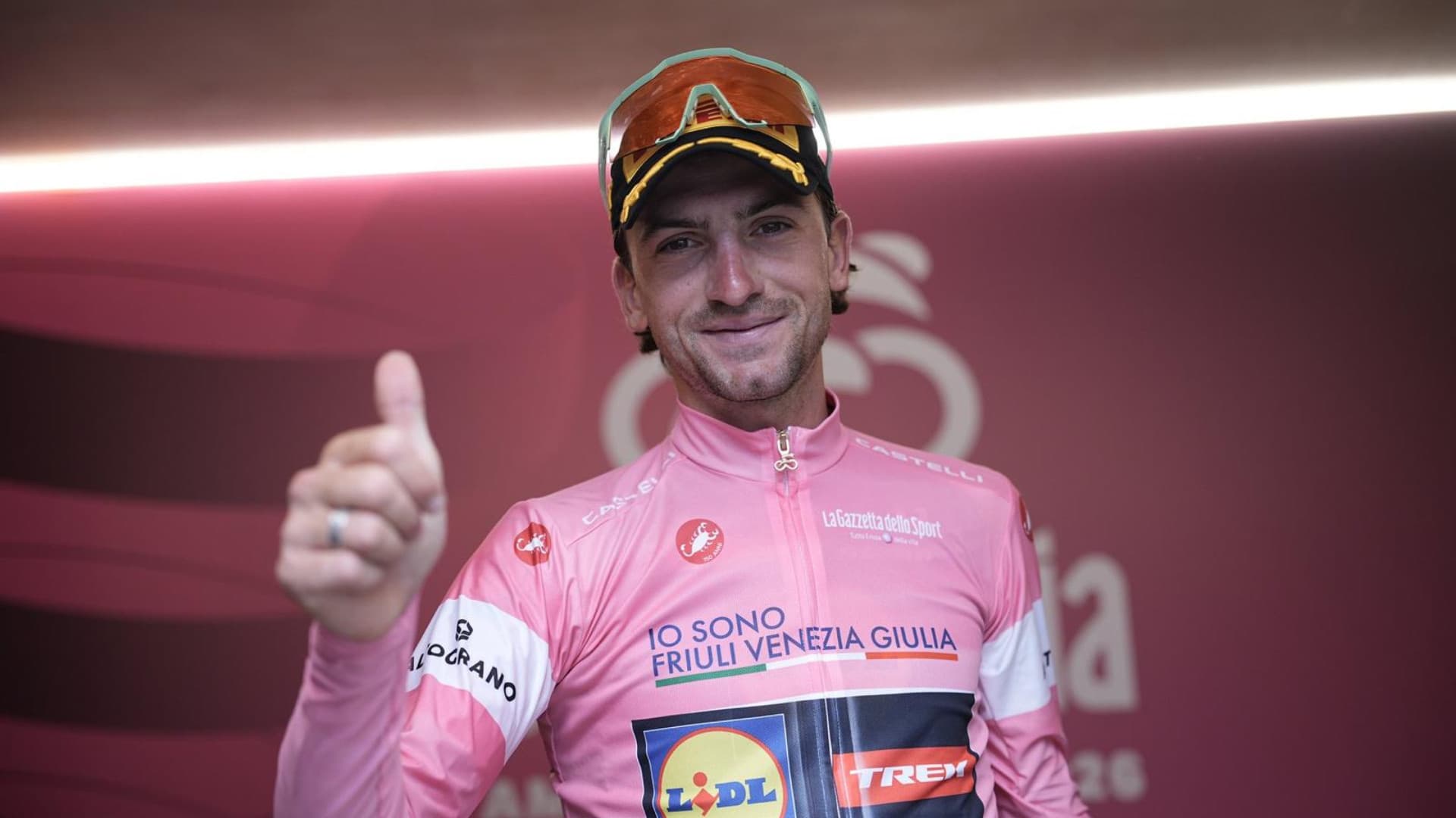 Ciccone in rosa: l’abruzzese conquista il primato al Giro dopo la tappa di Cosenza