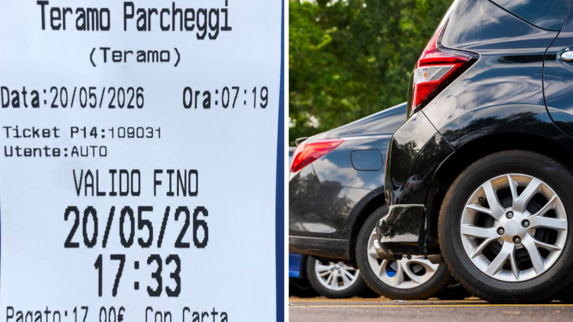 Parcheggi a Teramo, 17 euro per una giornata: esplode la polemica sui social
