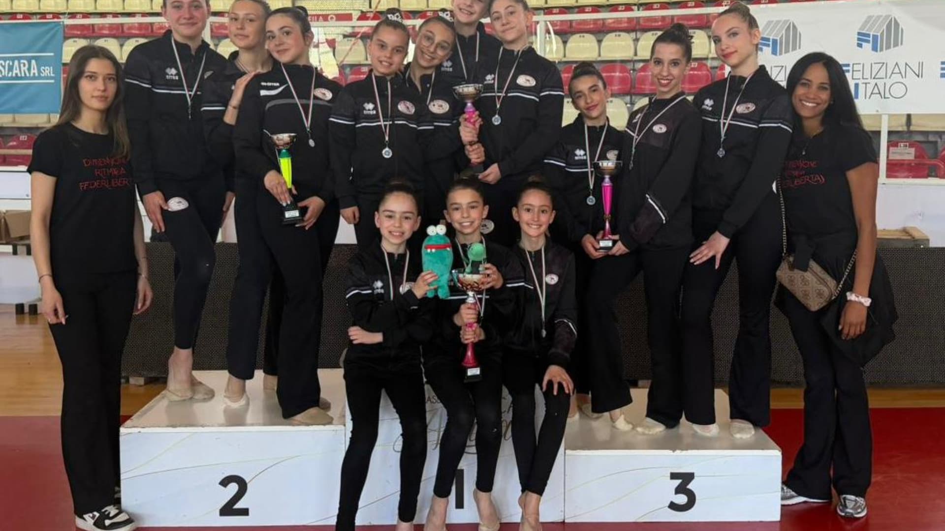 L'Aquila, poker di podi al campionato regionale Silver e Insieme per la Dimensione Ritmica Federlibertas