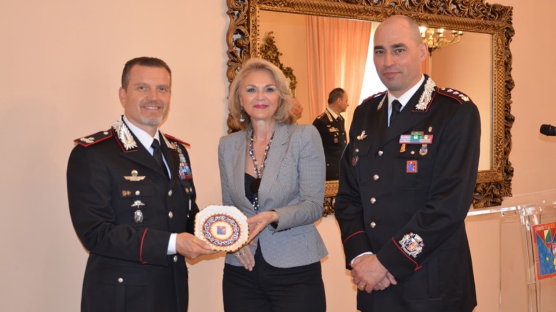 Un momento dell'incontro ufficiale