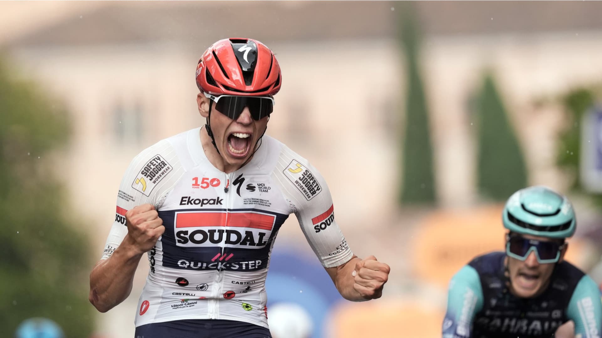 Giro d’Italia, tris Magnier: il francese domina anche a Pieve di Soligo