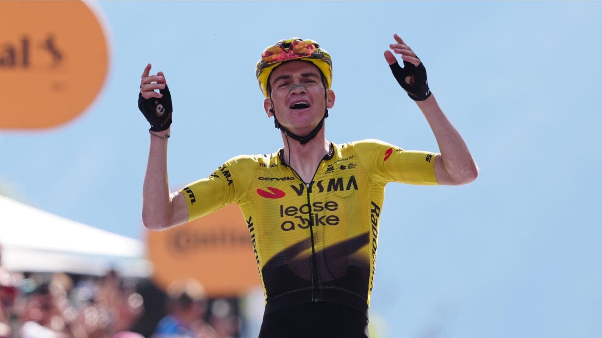 Giro d’Italia, Kuss vince tra le Dolomiti. Ciccone sul podio e conquista la maglia azzurra