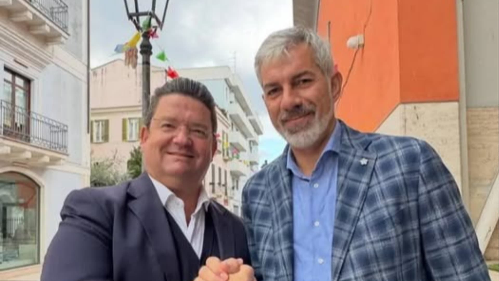 Massimo Verrecchia con Ernesto Fracassi