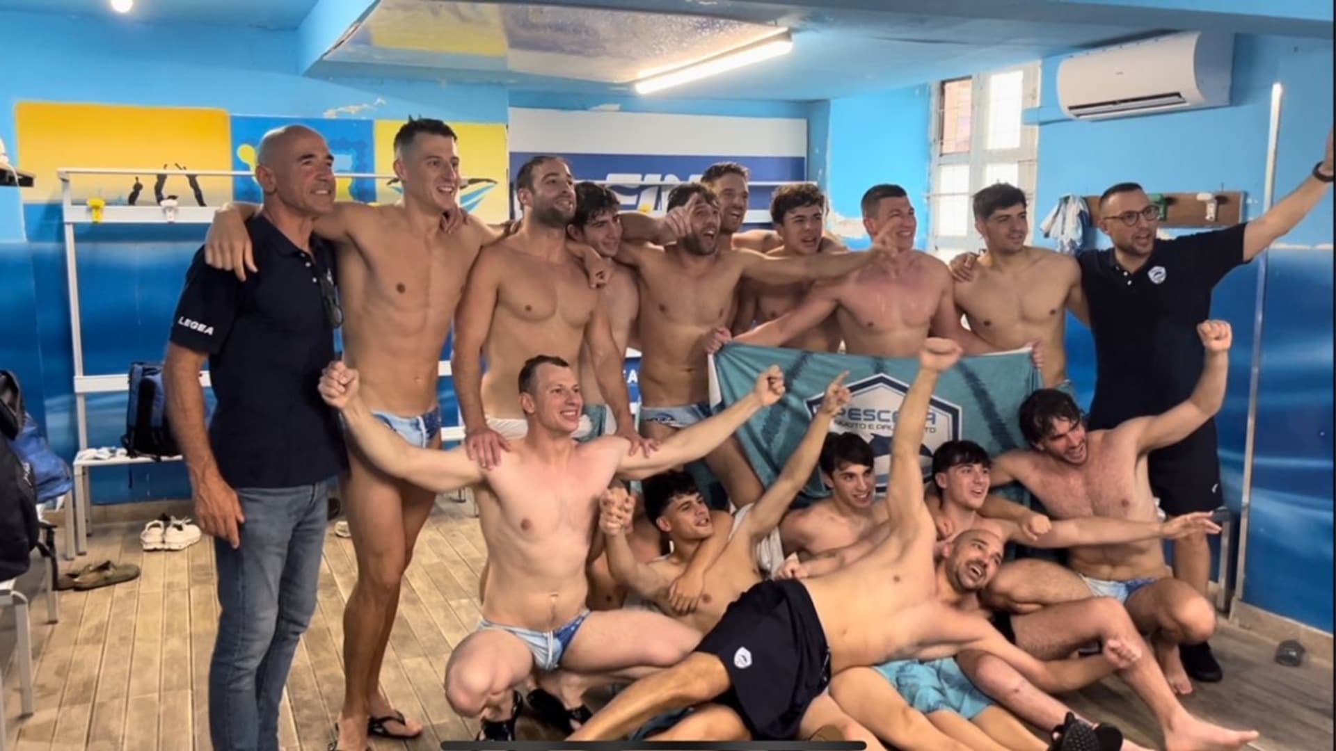 Un momento dei festeggiamenti (foto dal sito della società)