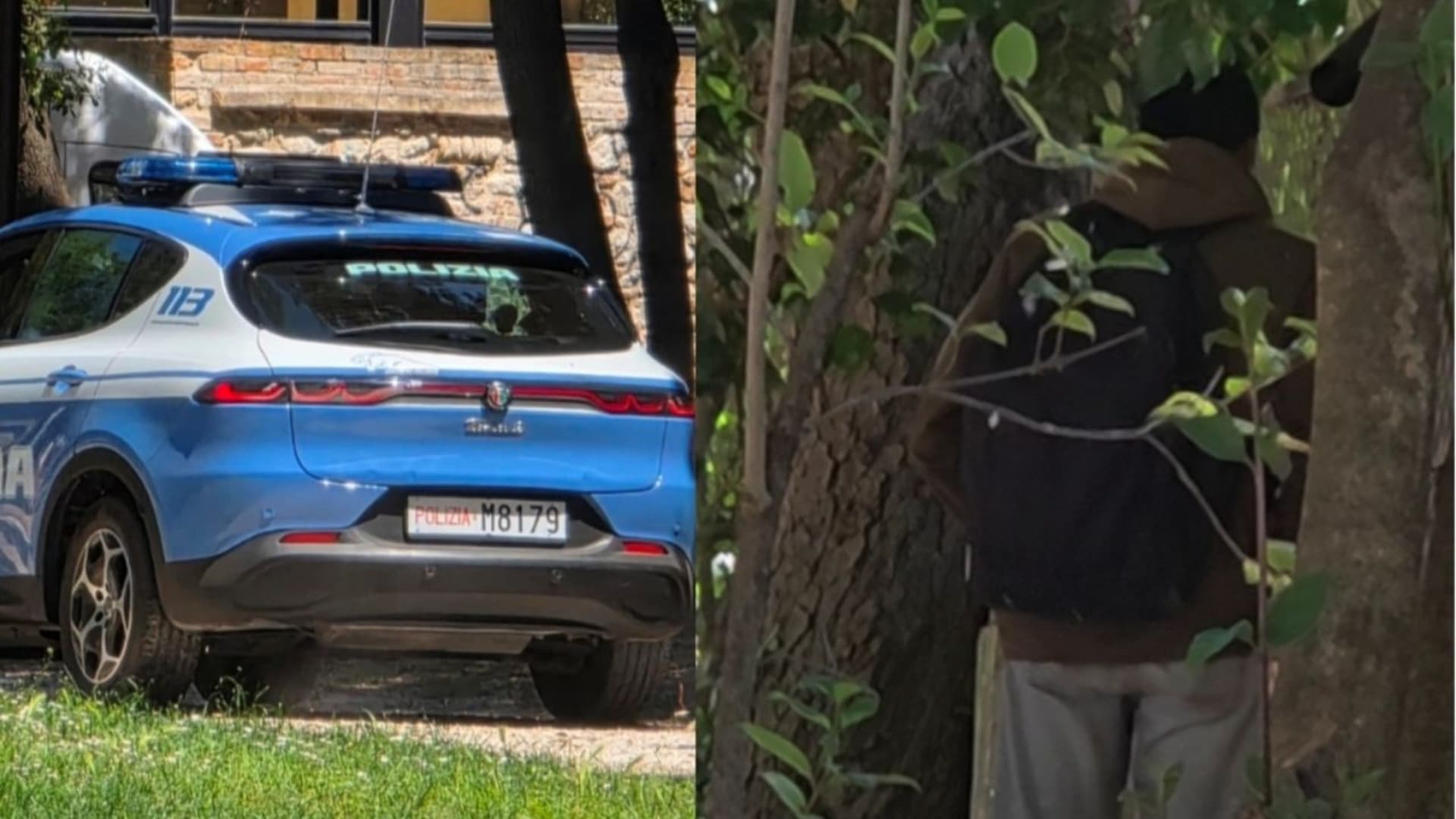 Polizia sul posto