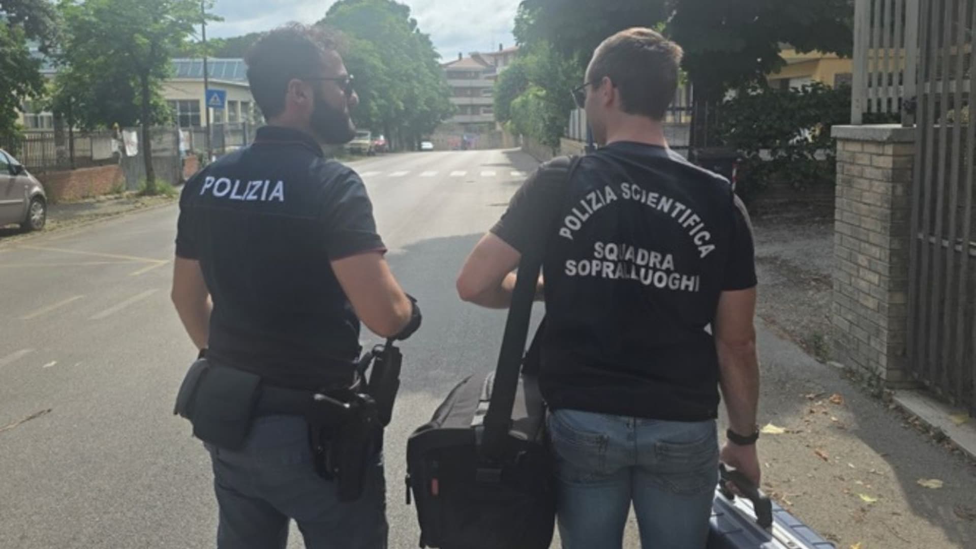 Sul posto la polizia scientifica
