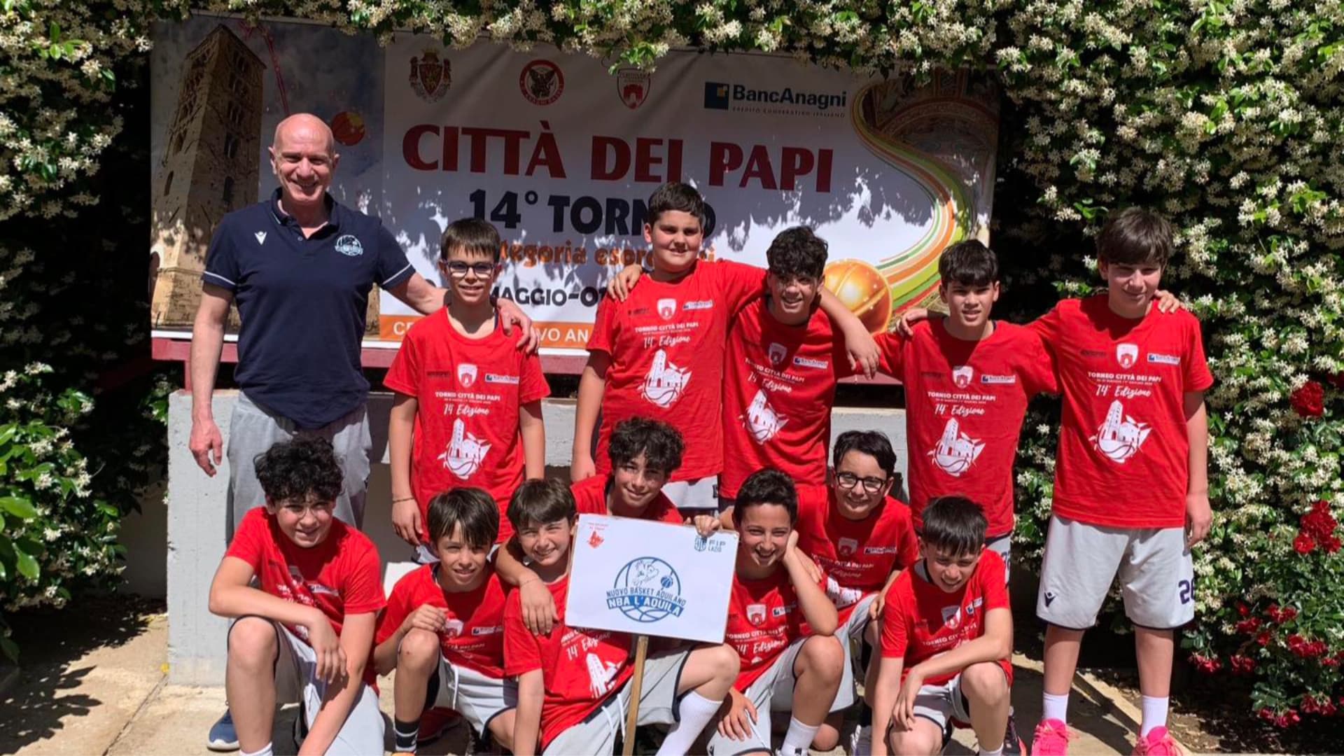L'Aquila, il Nuovo Basket Aquilano Under 12 Esordienti secondi al torneo "Città dei Papi"