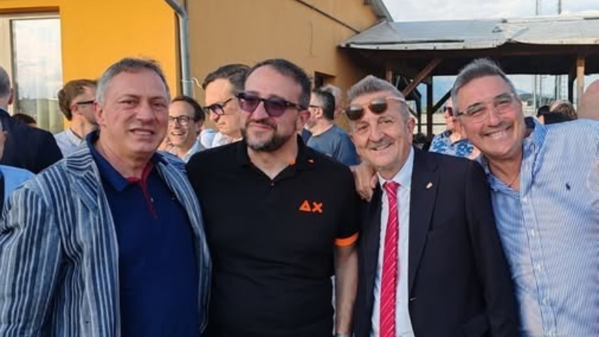 Un momento della festa