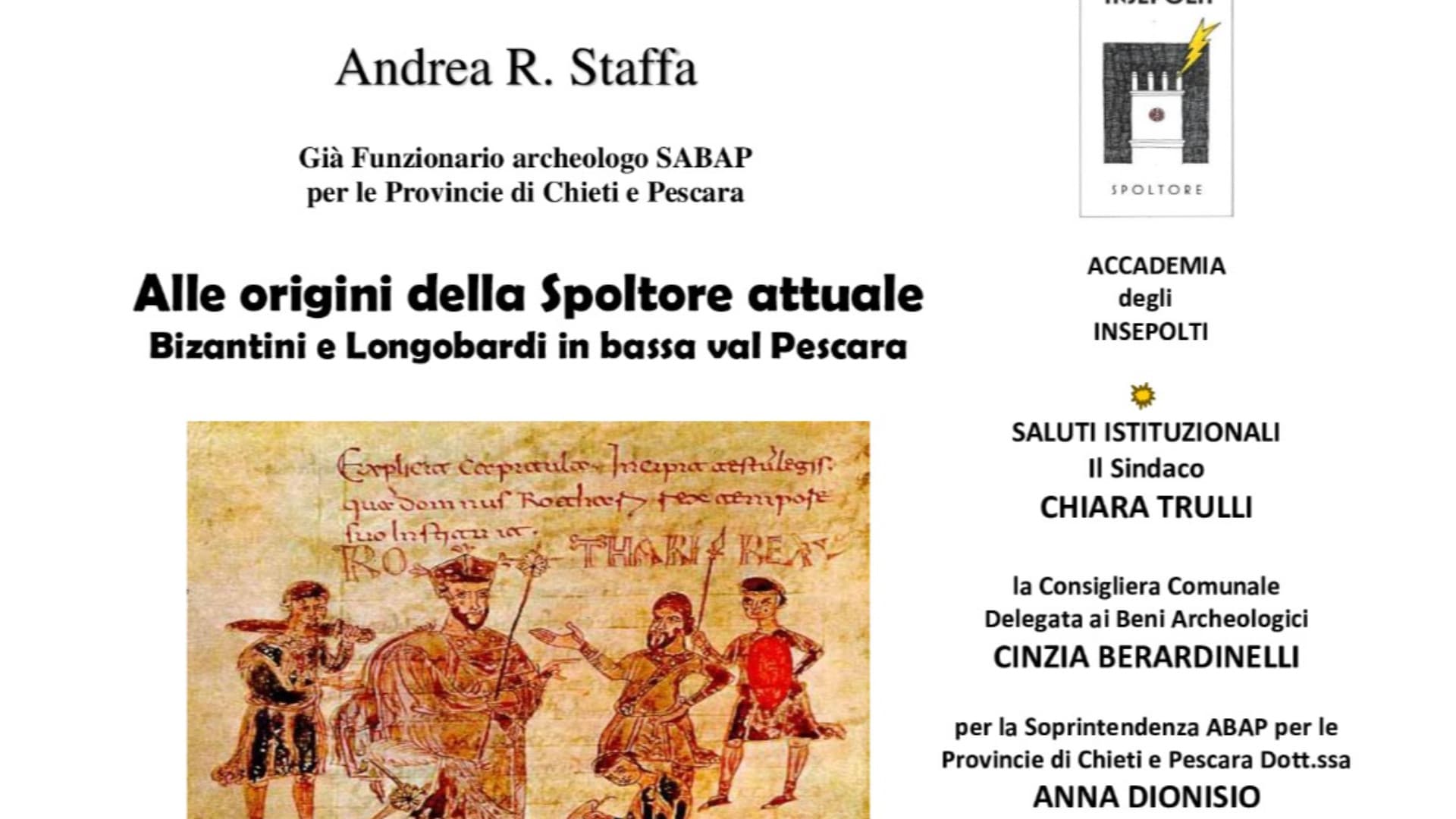 La locandina dell'evento