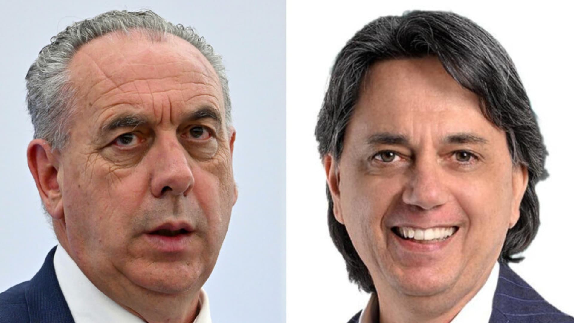 Da sinistra: i due candidati Legnini e Sicari