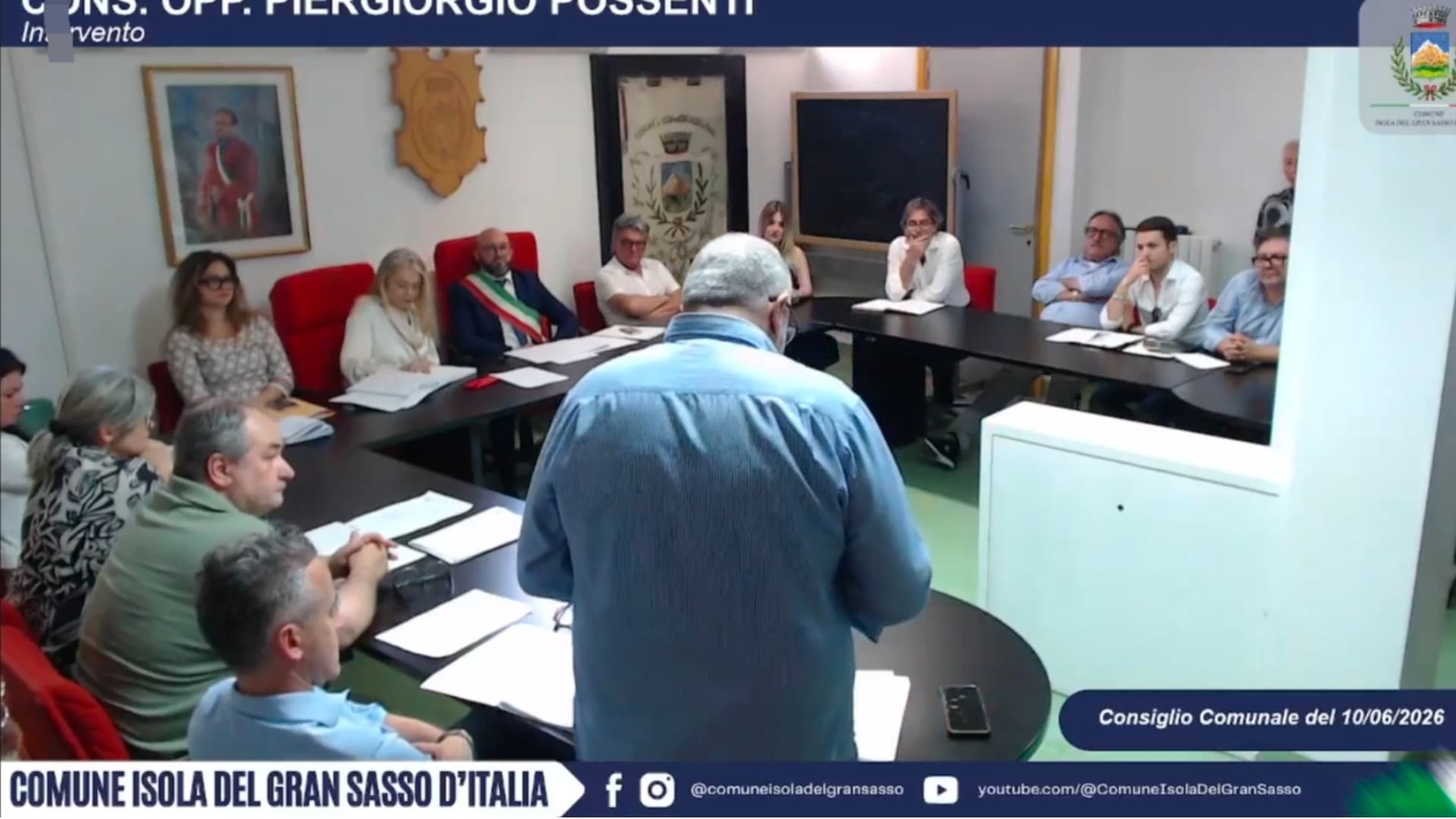 Un momento della seduta