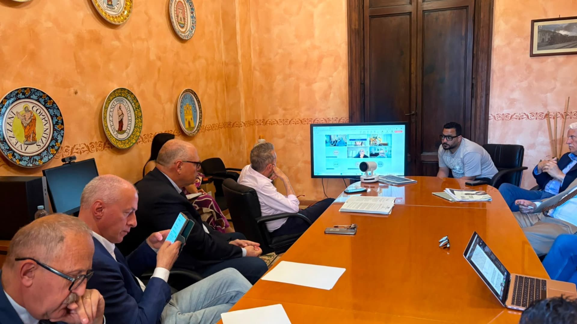 Un momento della riunione