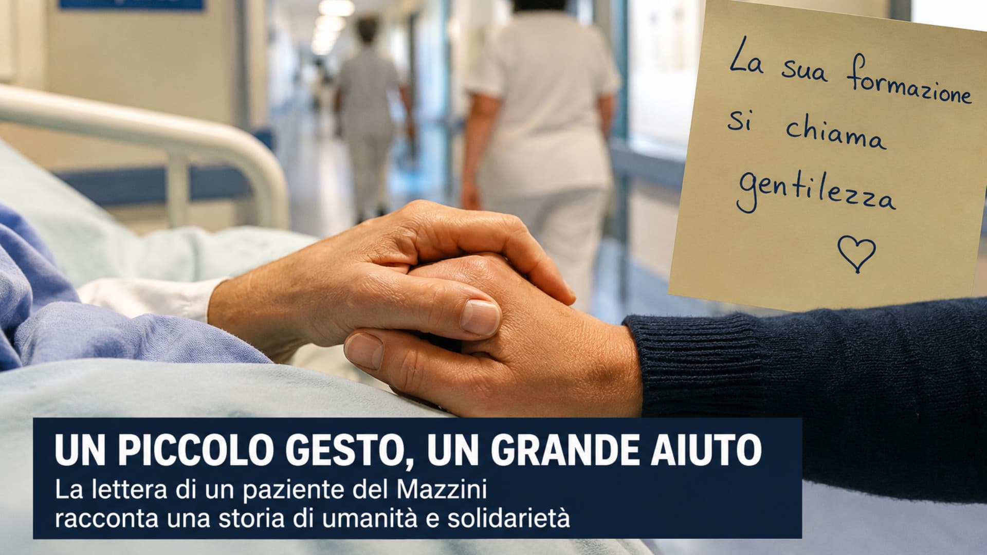 Quando l'umanità fa la differenza: la storia che arriva dal Mazzini di Teramo