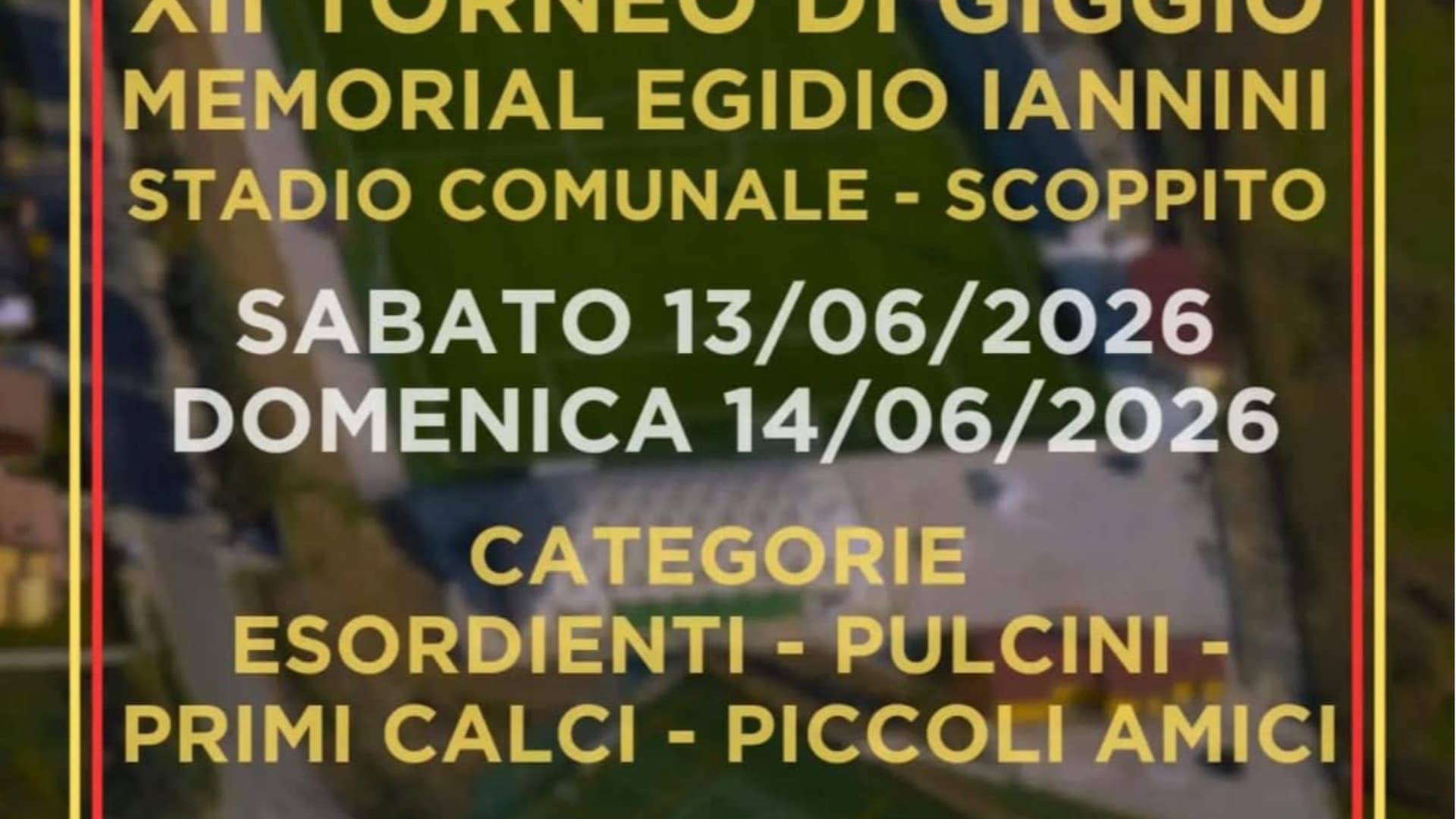 La locandina dell'evento