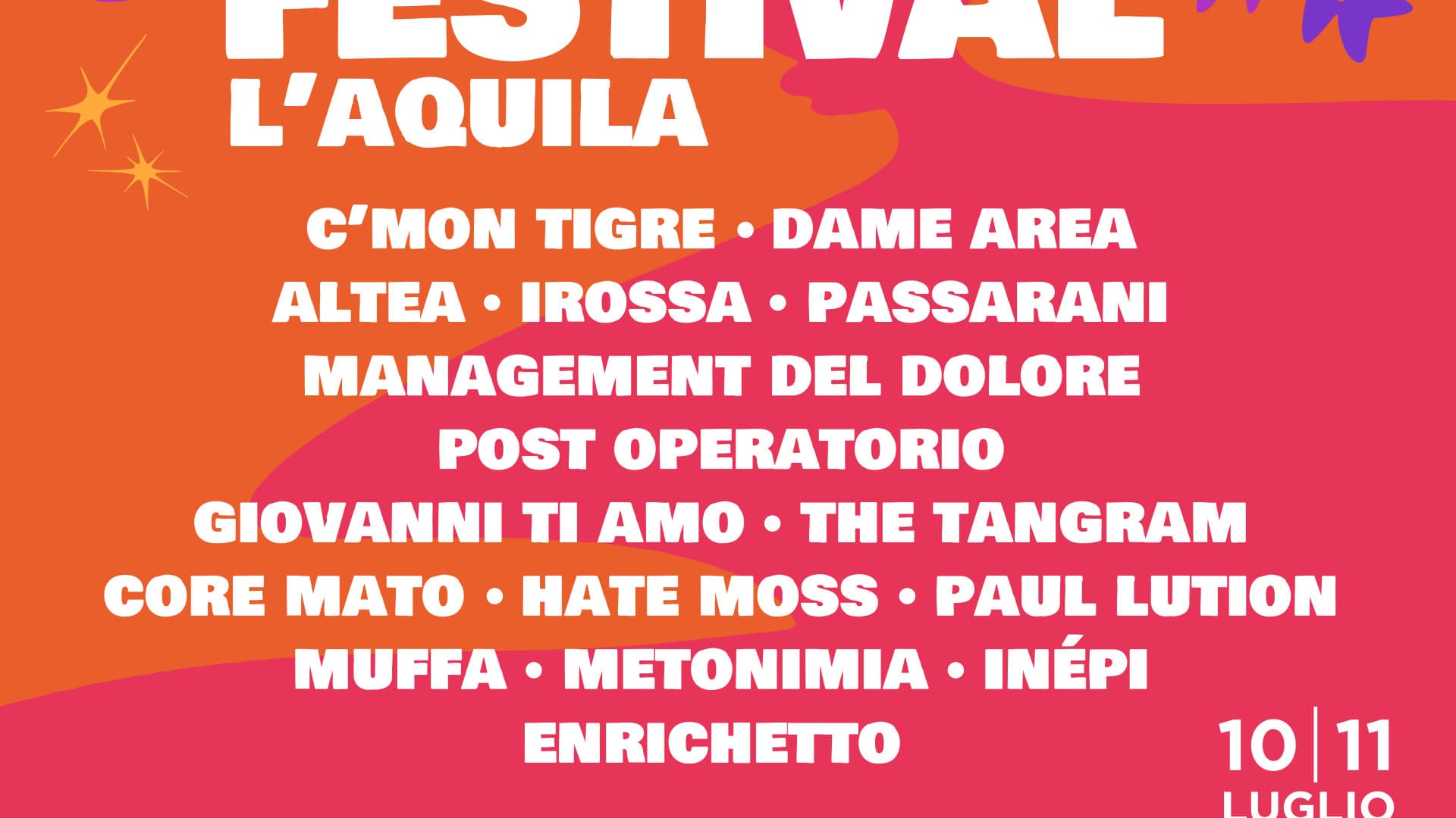 La locandina dell'evento