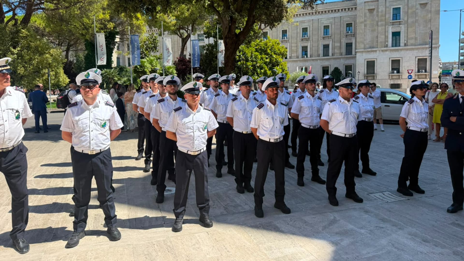 Pescara, il sindaco Masci incontra i 27 nuovi agenti della Polizia locale