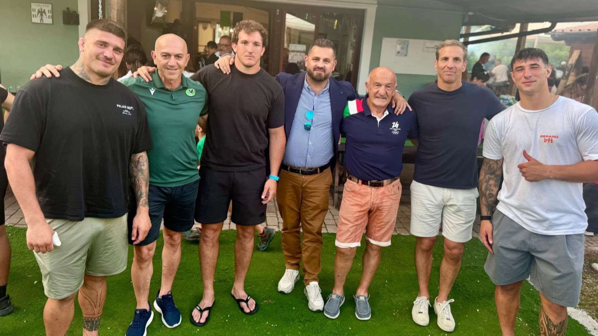 L'Aquila, la Nazionale di pallaovale ospite della conviviale della Polisportiva L'Aquila Rugby