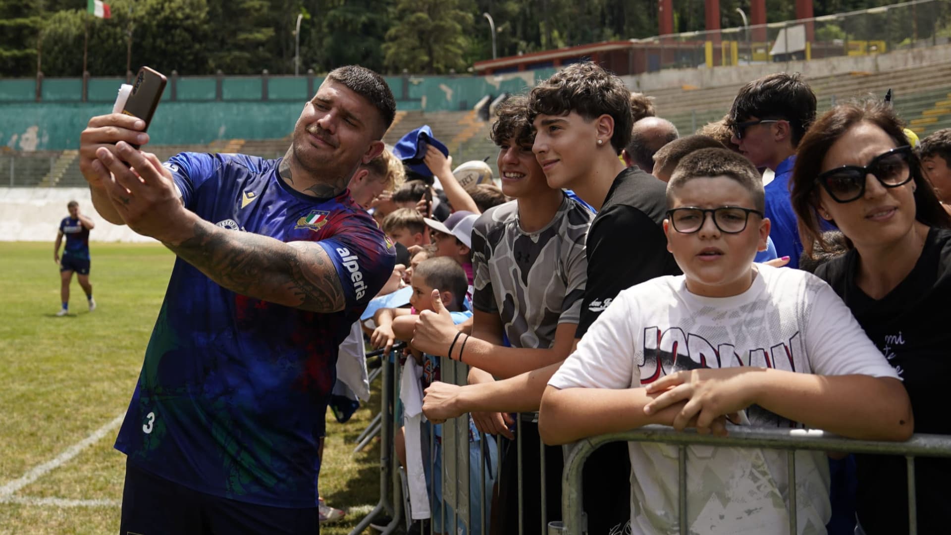 L'Aquila, allenamento a porte aperte al "Fattori" dell'Italrugby