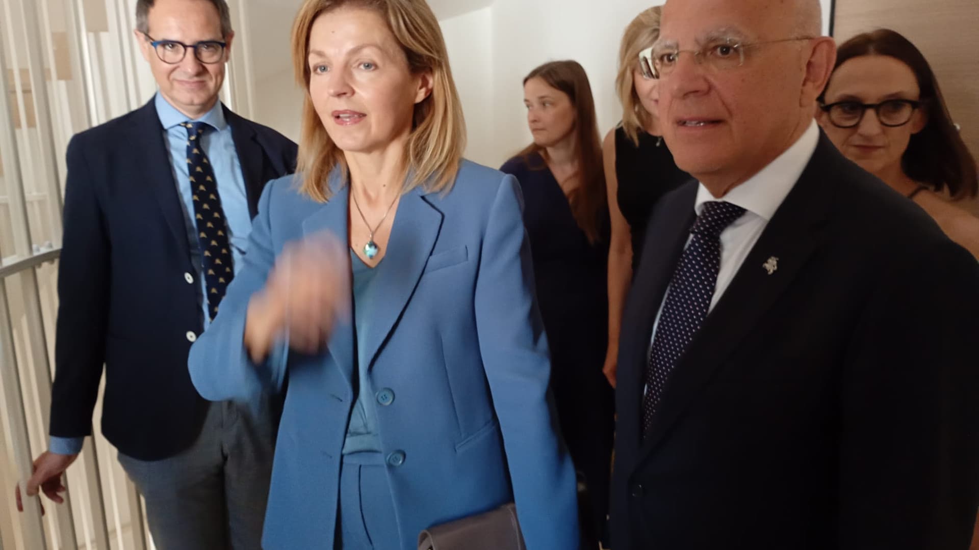 Un momento dell'inaugurazione