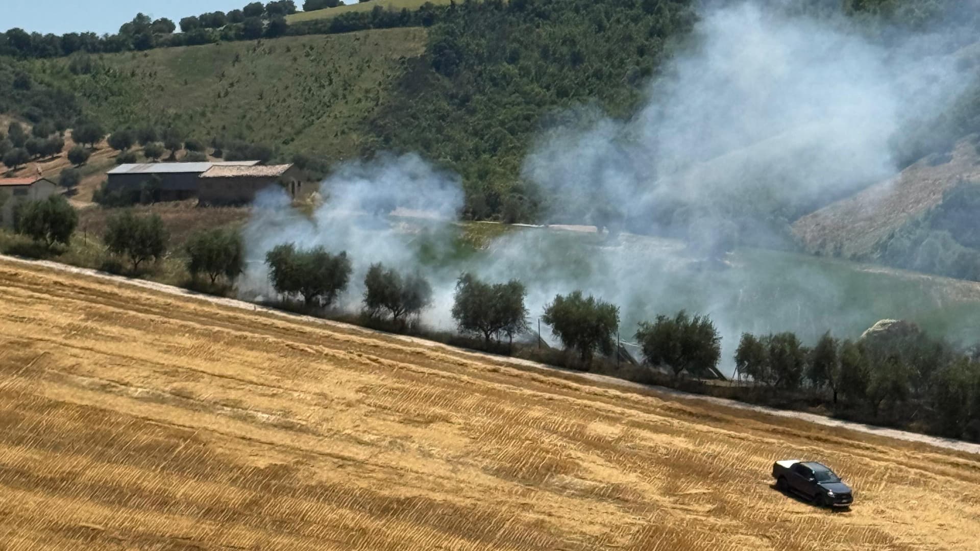 L'incendio