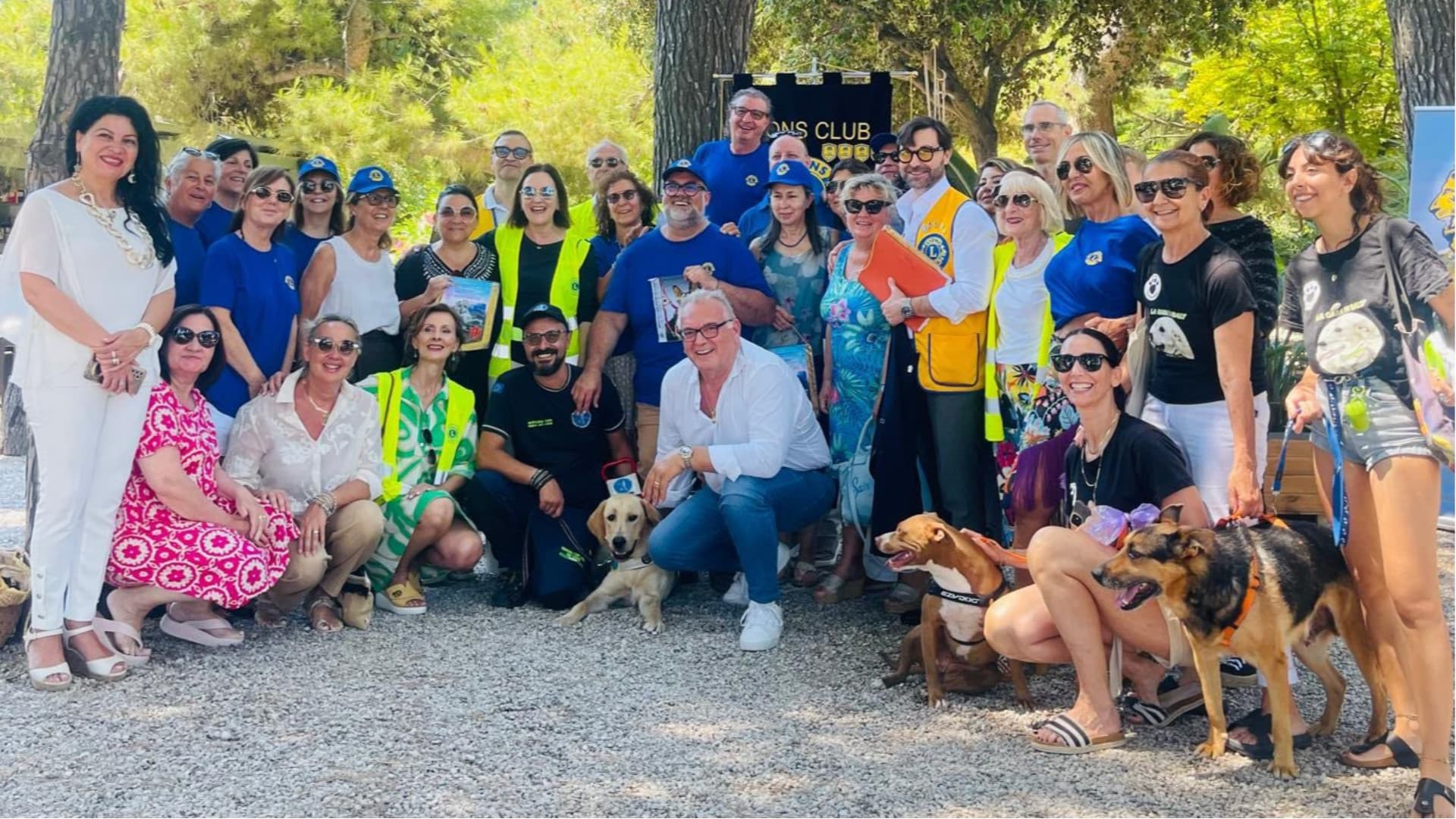 Roseto, donato un cane guida Lions: una giornata dedicata all’inclusione e all’autonomia