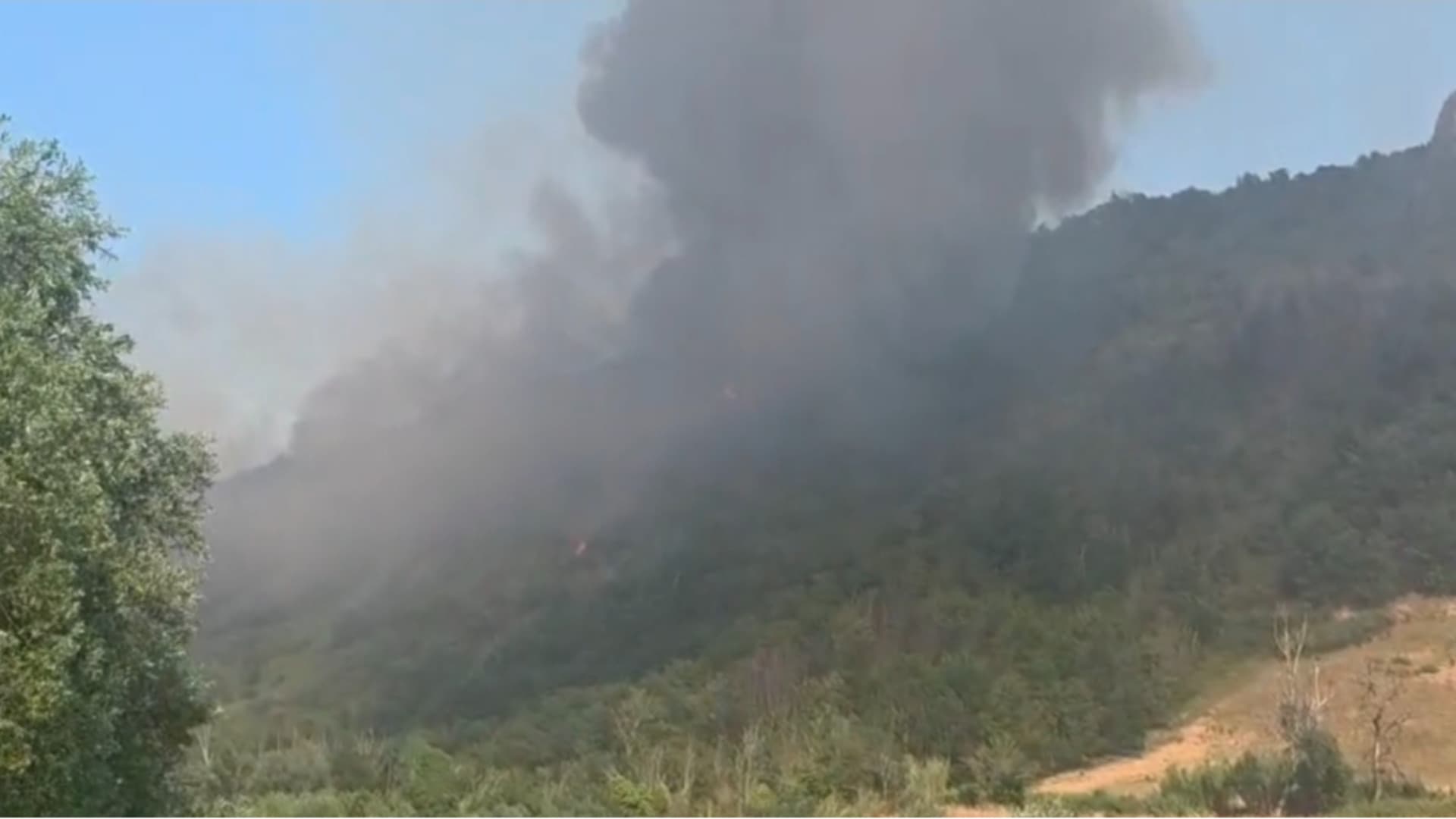 L'incendio