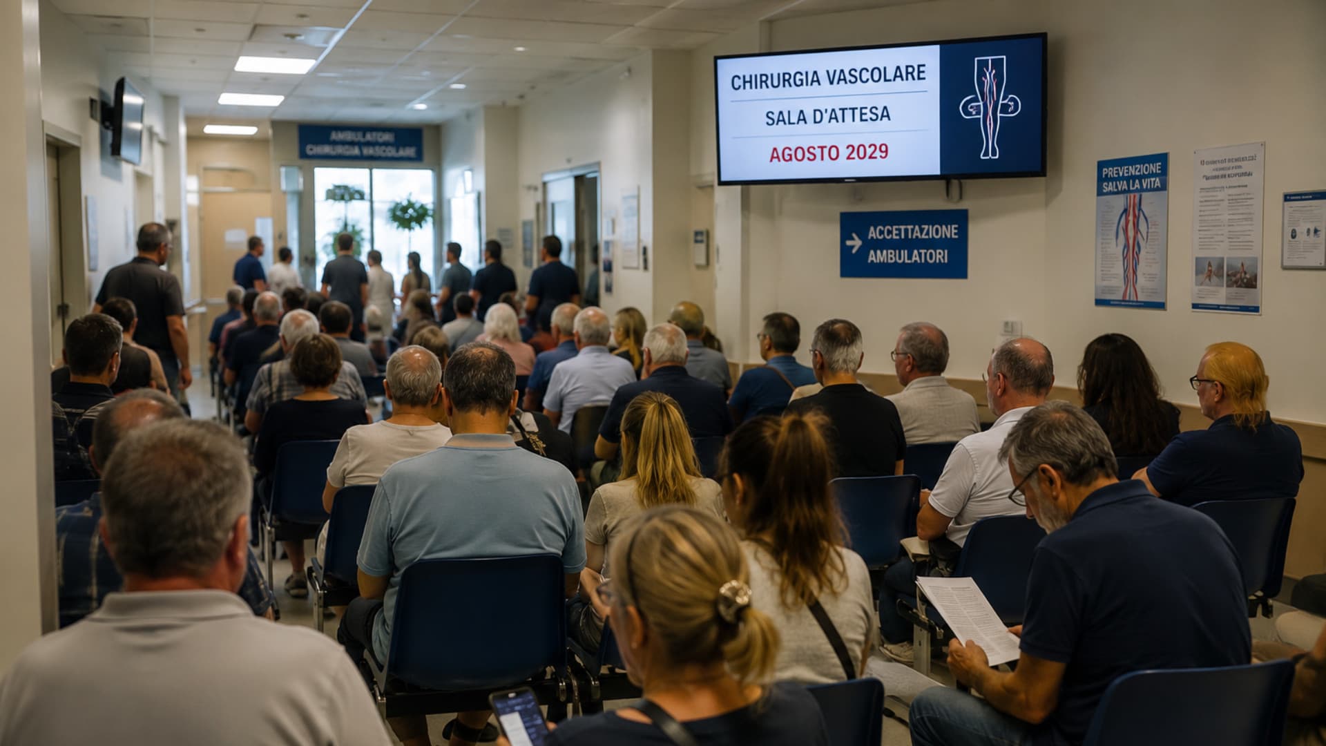 Chirurgia vascolare, appuntamento nel 2029: la denuncia sulle liste d'attesa