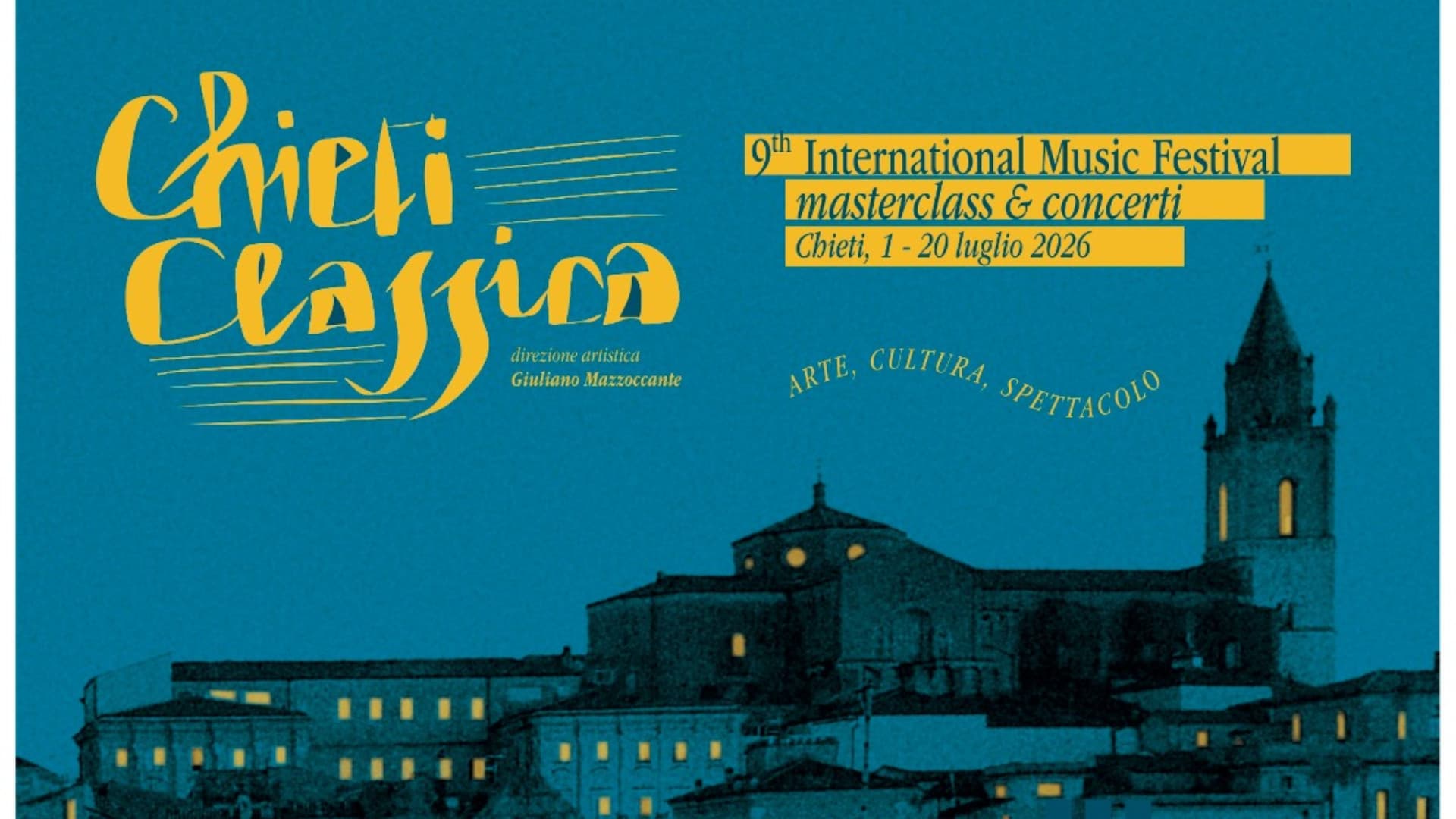 Chieti Classica: al via la nona edizione del festival internazionale di musica