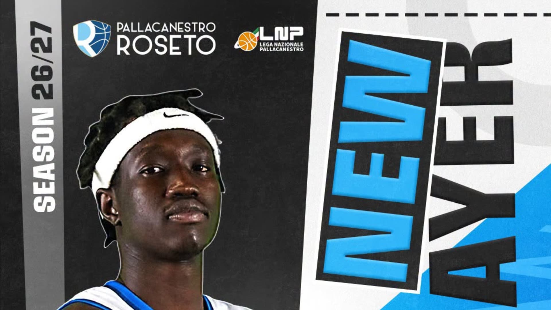 Pallacanestro Roseto, ingaggiato Malual. E coach Gramenzi carica: «È un nuovo inizio»