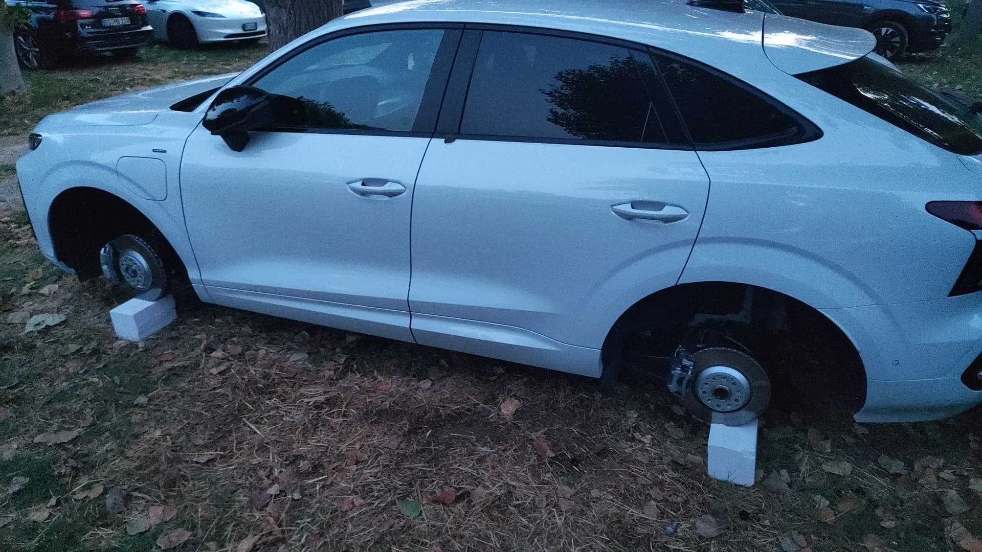L'auto smontata