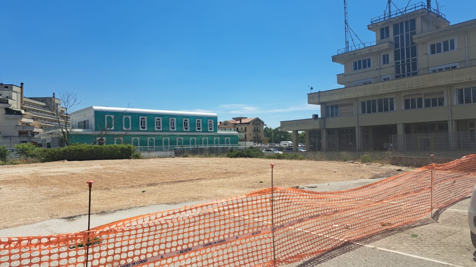 Il nuovo parcheggio