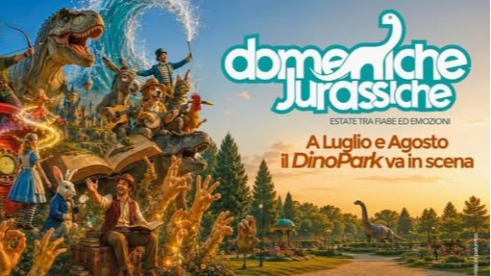 Dinopark Avezzano, al via le Domeniche Jurassiche 2026: il calendario degli eventi per bambini