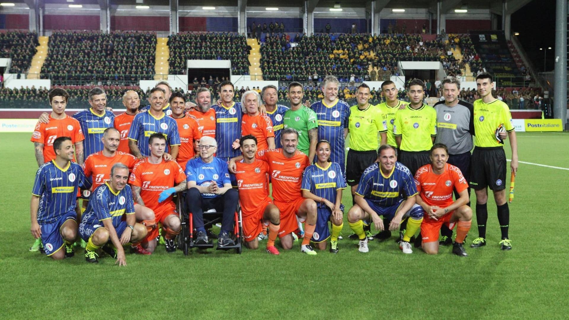 La "Partita del Cuore" all'Aquila dello scorso anno