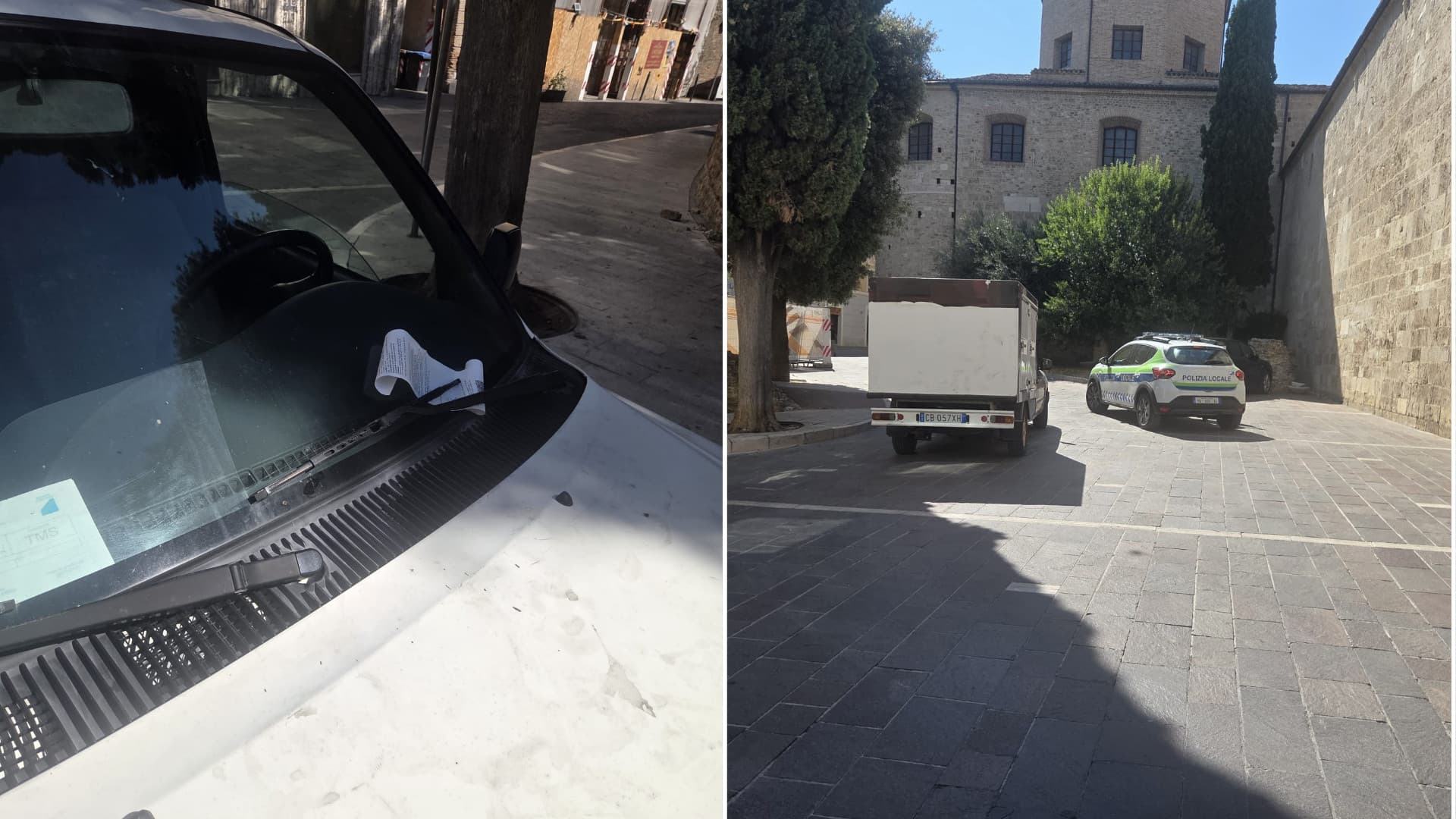 La multa e il mezzo
