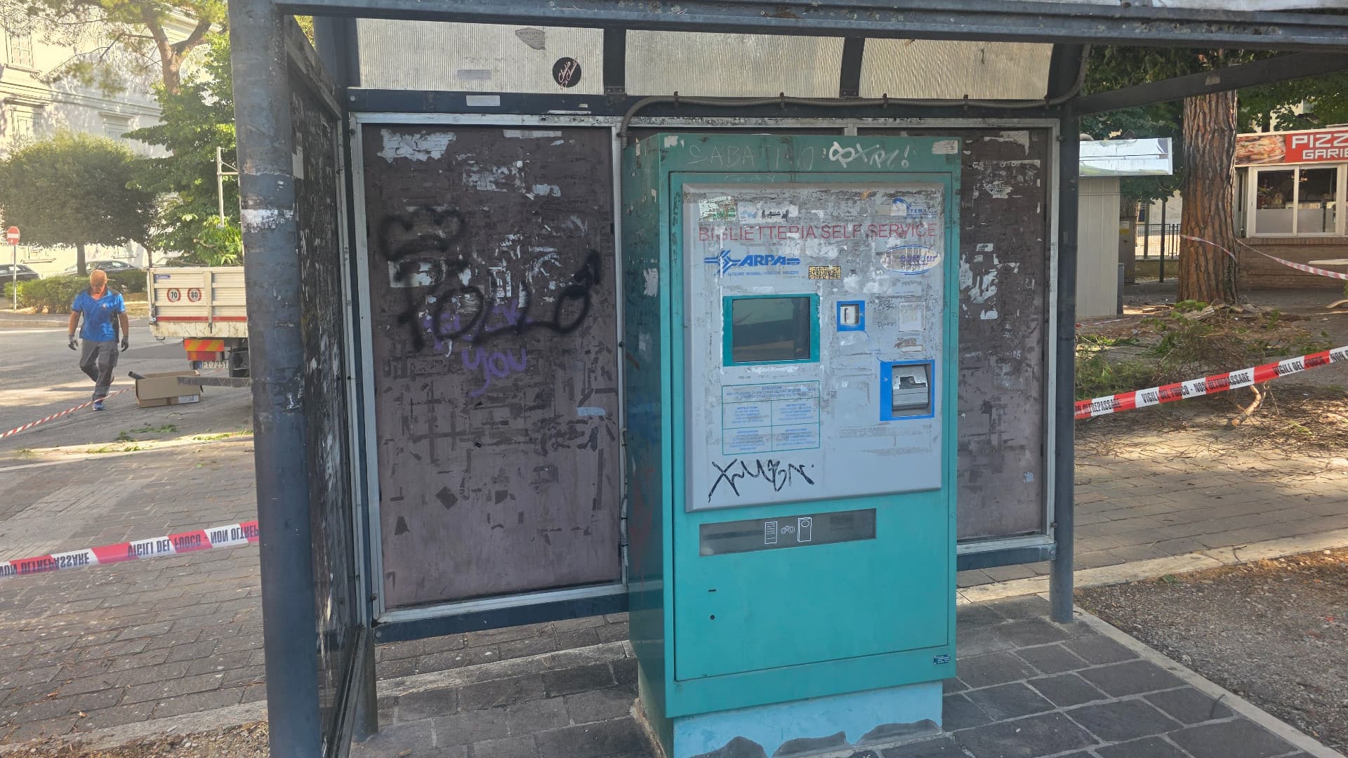 La biglietteria di piazza Garibaldi