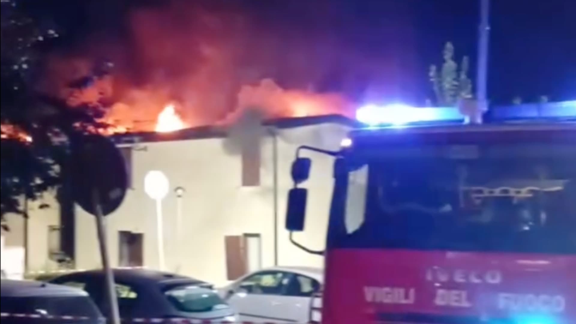 L'incendio al Map