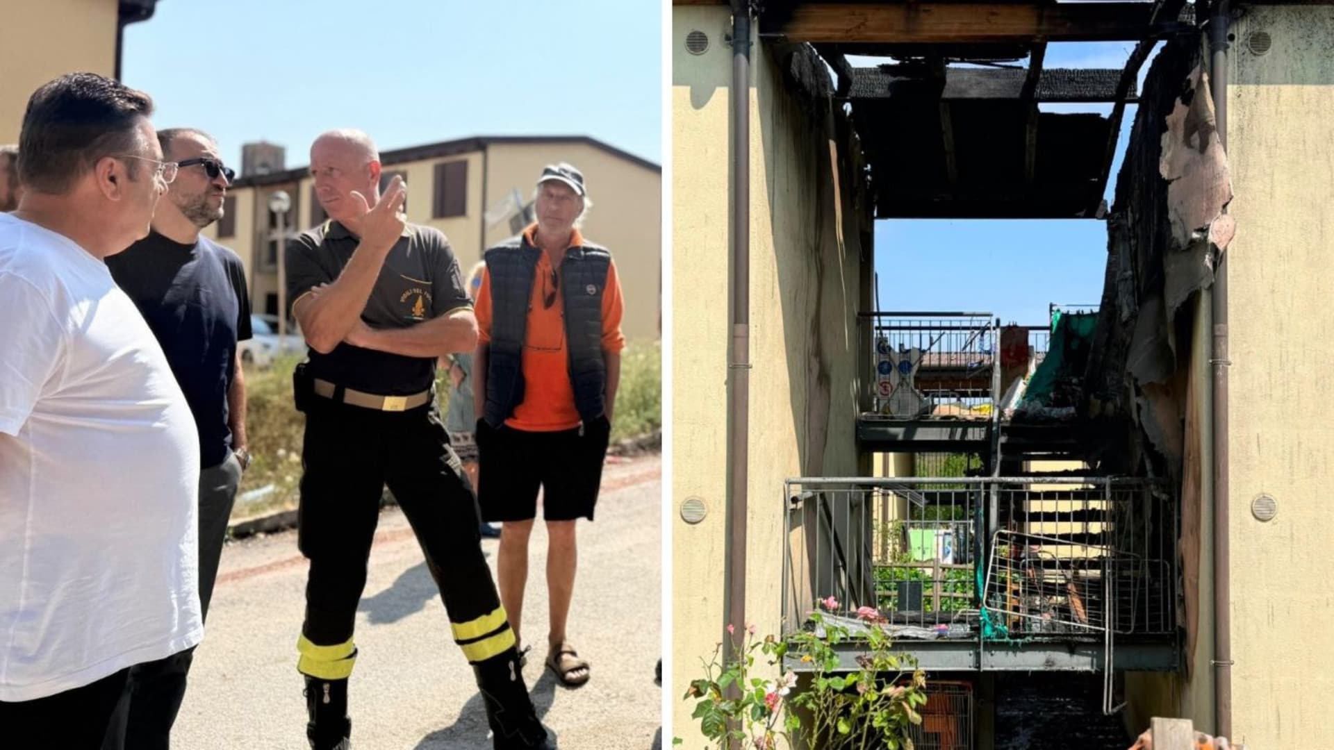L'Aquila, incendio Map di Santa Rufina: 8 famiglie ricollocate dal Comune
