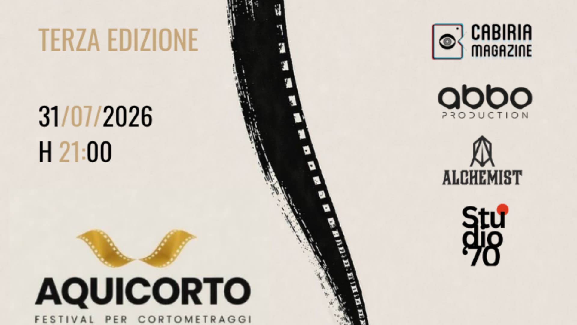 L'Aquila, arriva la terza edizione di Aquicorto Festival per Cortometraggi