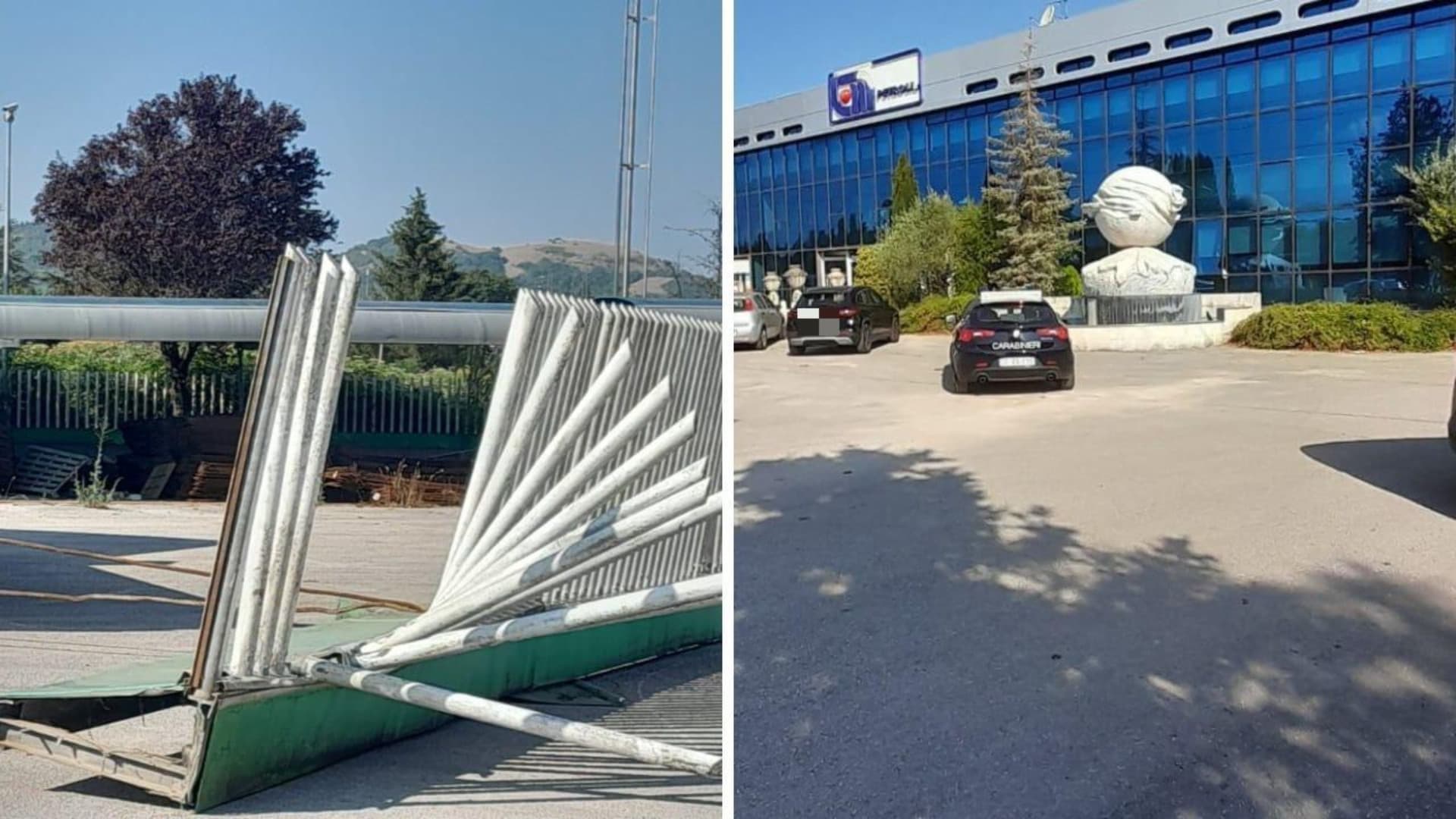 Carabinieri sul posto