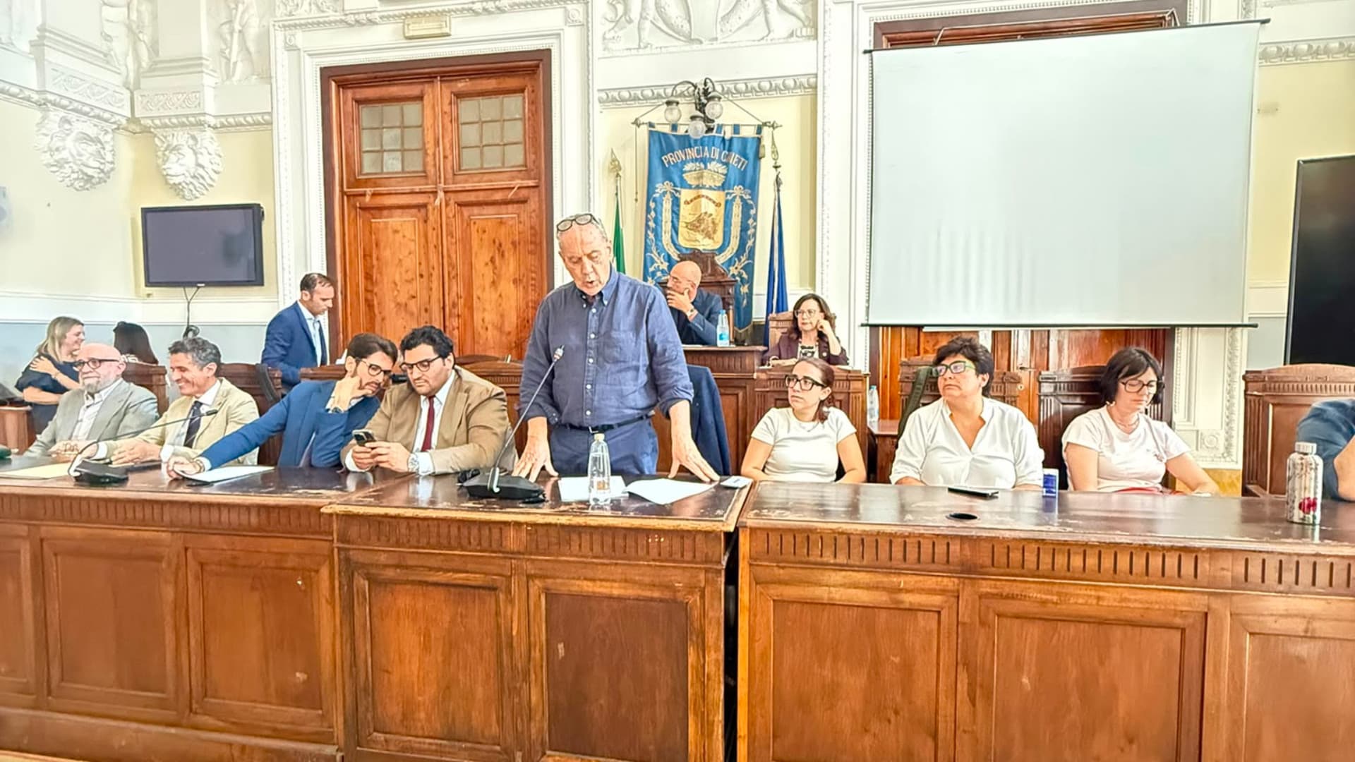 La seduta del consiglio comunale