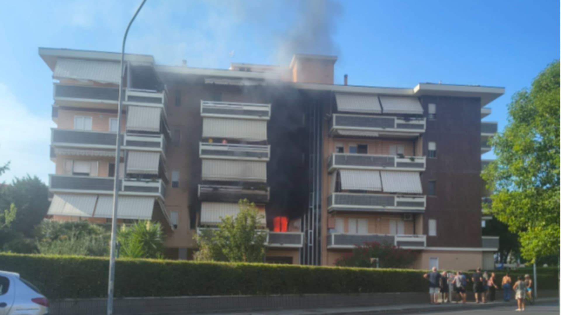 L'incendio