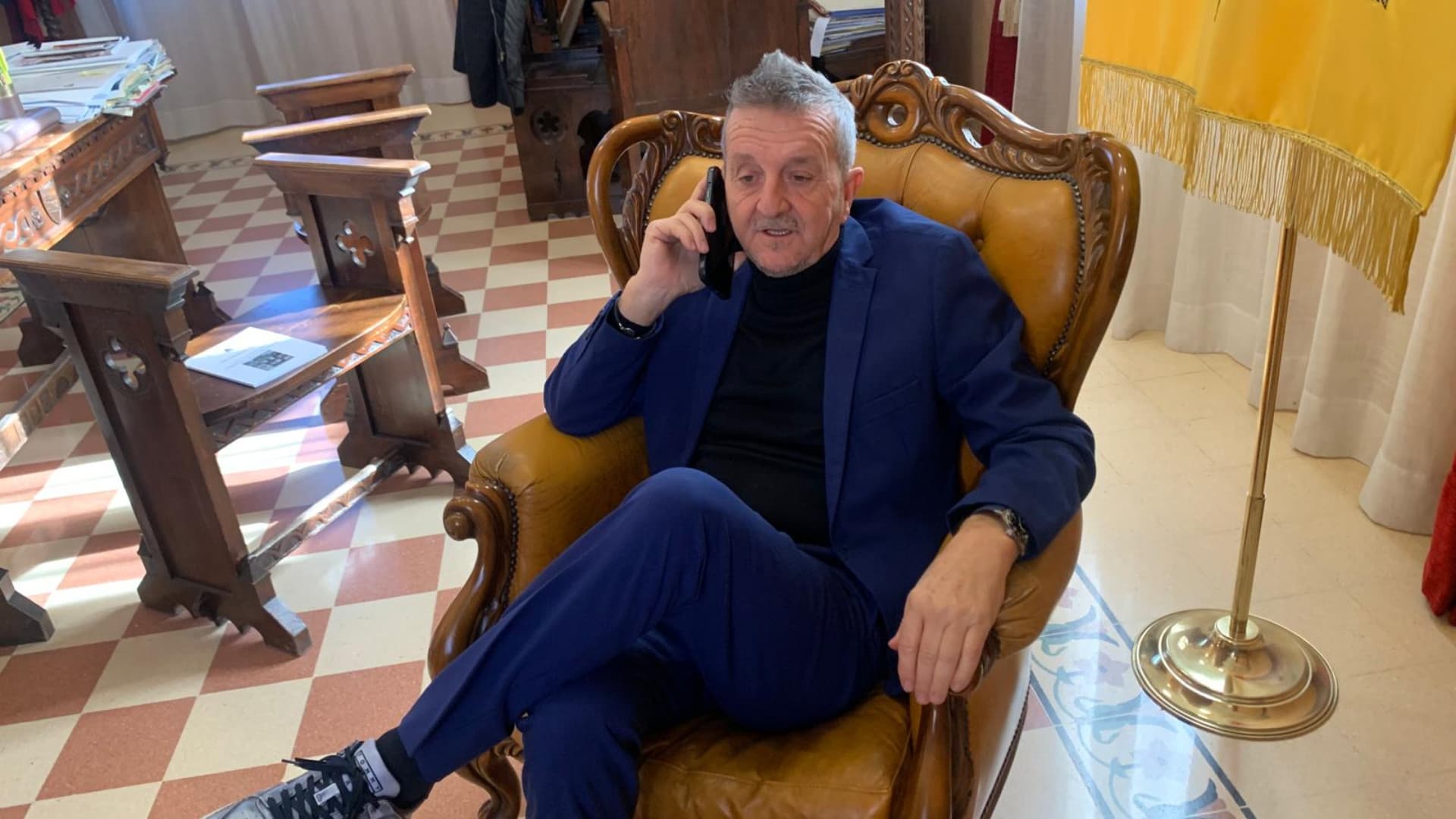 Il sindaco Di Pangrazio