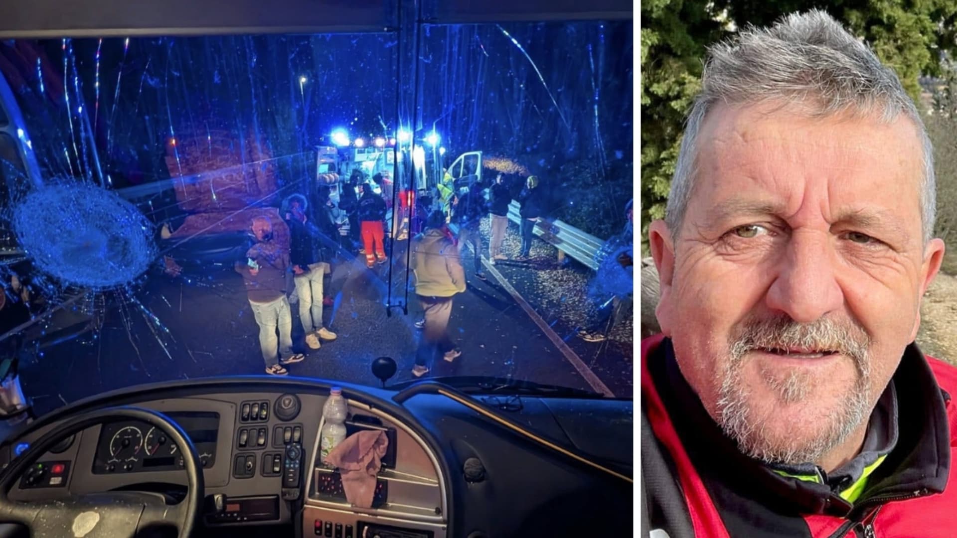 La foto dopo lo schianto e il sindaco Di Pangrazio