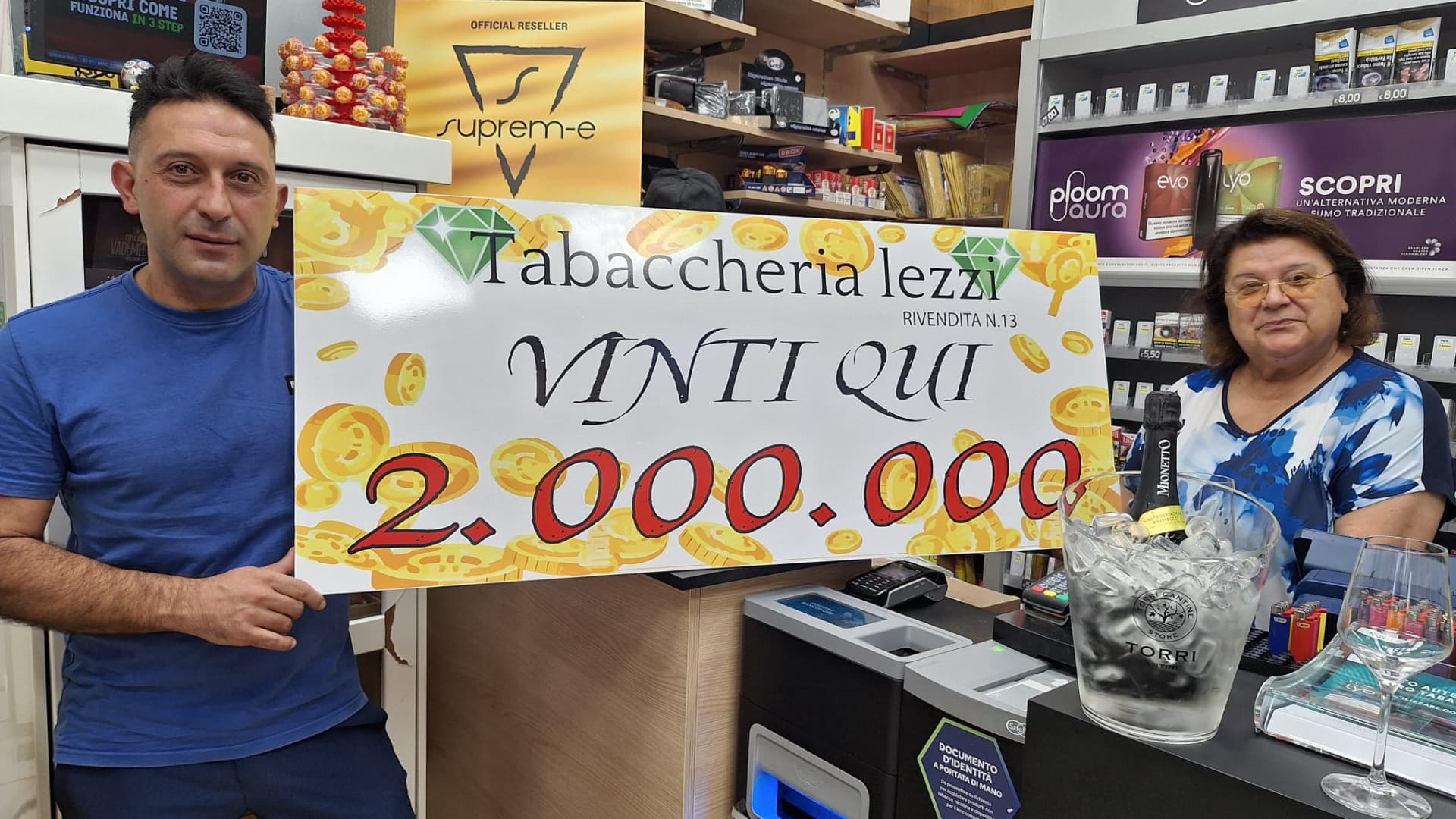Chieti, super vincita da 2 milioni di euro con un Gratta e Vinci